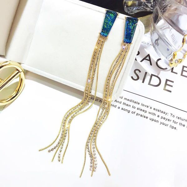 blue genie long tassel slim face earrings for women's network red korean style earrings, earrings, earstuds trendy earrings 000009, Silver
blue genie long tassel slim face earrings for women's network red korean style earrings, earrings, earstuds trendy earrings 000009, Silver