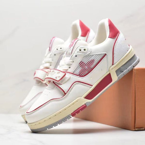 designer sneaker virgil trainer casual shoes denim embossed calfskin leather abloh white green blue letter platform low sneakers luxury size, Red;white
designer sneaker virgil trainer casual shoes denim embossed calfskin leather abloh white green blue letter platform low sneakers luxury size, Red;white