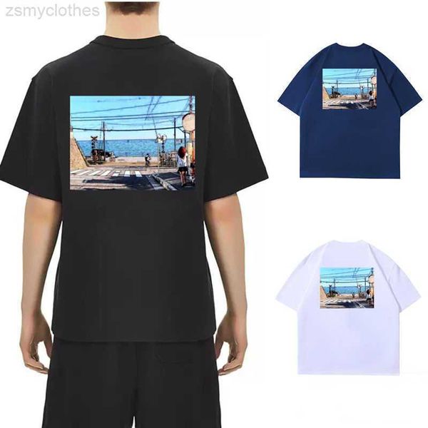 men's t-shirts fashion sweatshirt men women y3 designer t shirt round neck pullover tee street print short sleeved t shirts mens cotton, White;black