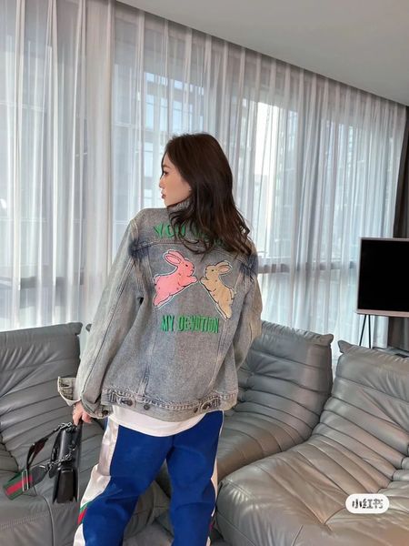 gucc women's denim jacket luxury brand designer double rabbit sticker letter embroidery short denim jacket 23 early autumn blazer women, Black;brown
gucc women's denim jacket luxury brand designer double rabbit sticker letter embroidery short denim jacket 23 early autumn blazer women, Black;brown