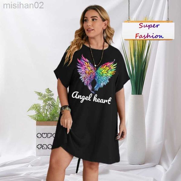 basic casual dresses wsfec l-5xl summer new style casual plus size dresses for women clothing short sleeve wing pattern loose midi dress dro, Black;gray
basic casual dresses wsfec l-5xl summer new style casual plus size dresses for women clothing short sleeve wing pattern loose midi dress dro, Black;gray