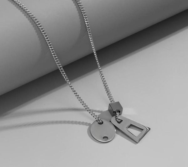 pendant necklaces trend fashion titanium steel geometric necklace men women simple long hip hop couple jewelry gifts accessories4742199, Silver
pendant necklaces trend fashion titanium steel geometric necklace men women simple long hip hop couple jewelry gifts accessories4742199, Silver