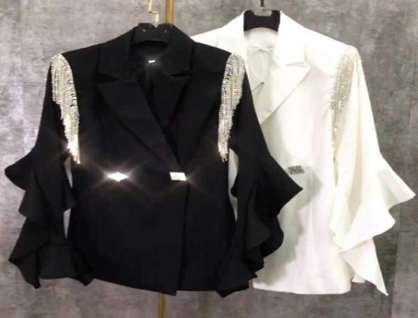 autumn sweet women blazer flare sleeve diamond tassel loose female ladies office coat fringe rhine suits2738570, White;black
autumn sweet women blazer flare sleeve diamond tassel loose female ladies office coat fringe rhine suits2738570, White;black