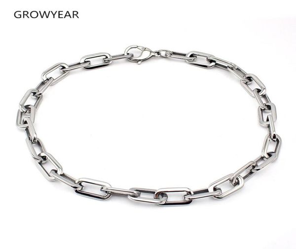 chunky link chain necklaces fashion jewelry women men stainless steel flat o chain silver color 7174735
chunky link chain necklaces fashion jewelry women men stainless steel flat o chain silver color 7174735