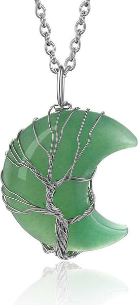 le tree of life wrapped healing crystal necklaces 12 month birthstone pendant for women grilsc rescentheartge mstoneje welryvin tagebir thda, Silver
le tree of life wrapped healing crystal necklaces 12 month birthstone pendant for women grilsc rescentheartge mstoneje welryvin tagebir thda, Silver