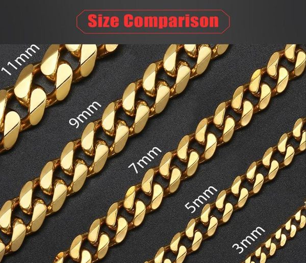womens mens bracelet stainless steel cuban link chain bracelets gold silver color fashion whole jewelry kbb105769201, Golden;silver
womens mens bracelet stainless steel cuban link chain bracelets gold silver color fashion whole jewelry kbb105769201, Golden;silver