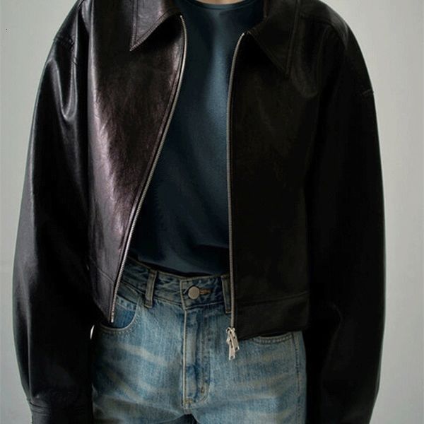 women's jackets black pu leather short jacket autumn 2023 turn down collar long sleeve retro outerwear streetwear fashion 230804, Black;brown
women's jackets black pu leather short jacket autumn 2023 turn down collar long sleeve retro outerwear streetwear fashion 230804, Black;brown