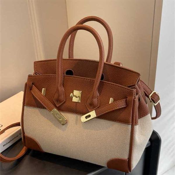 canvas splice leather h brand birkins totes bags large capacity 2023 and fashion color handheld women's canvasqq ing
canvas splice leather h brand birkins totes bags large capacity 2023 and fashion color handheld women's canvasqq ing