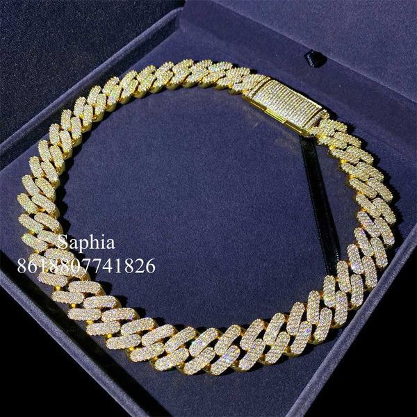 23mm thick heavy miami cuban gra certificate pass diamond tester vvs moissanite chain, Silver
23mm thick heavy miami cuban gra certificate pass diamond tester vvs moissanite chain, Silver