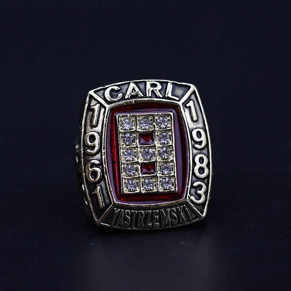 1961-1983 baseball star carl yastrzemski hall of fame championship ring jersey no. 8, Silver
1961-1983 baseball star carl yastrzemski hall of fame championship ring jersey no. 8, Silver