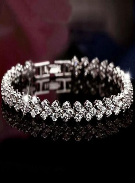 luxury austria shining crystal tennis bracelets genuine 925 sterling silver charms zircon diamond roman link bracelet jewelry1691336, Golden;silver
luxury austria shining crystal tennis bracelets genuine 925 sterling silver charms zircon diamond roman link bracelet jewelry1691336, Golden;silver