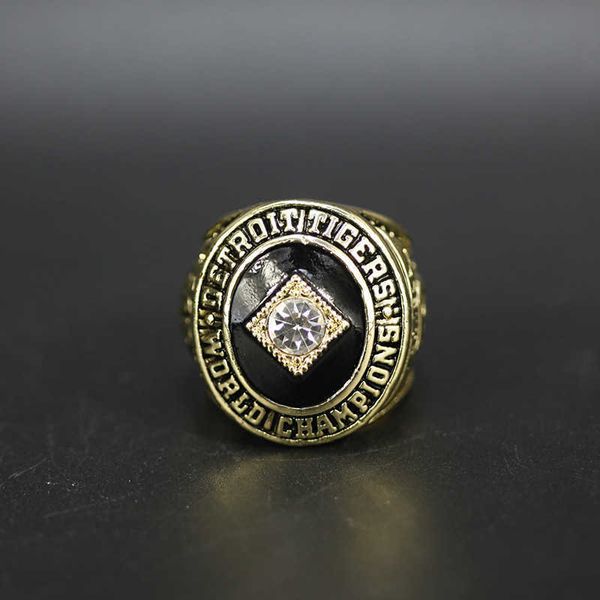 mlb 1968 detroit tiger american baseball league world series championship ring, Silver
mlb 1968 detroit tiger american baseball league world series championship ring, Silver