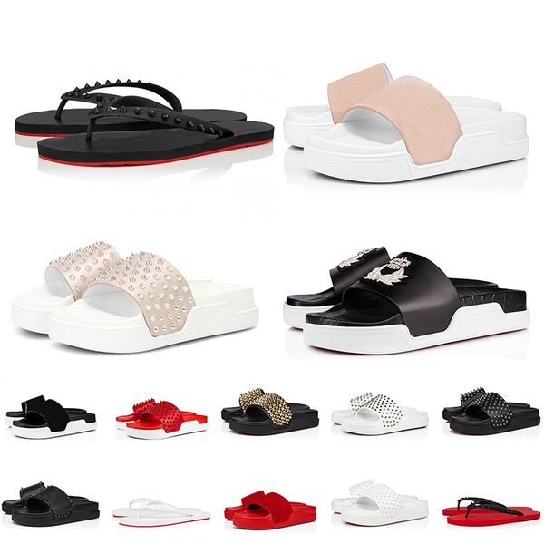 2023 luxury designer slippers men rivets shoes fluffy slipper women mens black white beige soft red platform sandal flat slides flip flops p
2023 luxury designer slippers men rivets shoes fluffy slipper women mens black white beige soft red platform sandal flat slides flip flops p