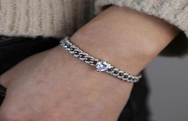charm bracelets bling iced out cubic zircon cuban miami link chain heart bracelet female039s hiphop street lovers wedding fashi7067729969, Golden;silver
charm bracelets bling iced out cubic zircon cuban miami link chain heart bracelet female039s hiphop street lovers wedding fashi7067729969, Golden;silver
