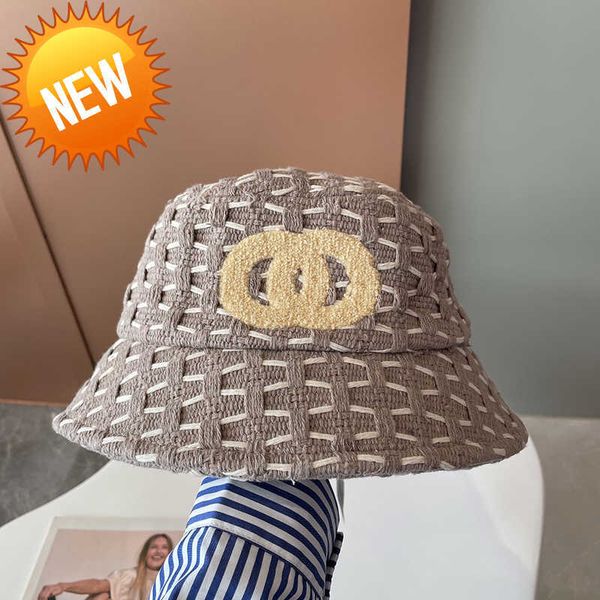 wide brim hats bucket designer knitted hat for women mens fashion sun beach luxurys fisher woman bonnet beanies straw baseball caps 2302084b, Blue;gray
wide brim hats bucket designer knitted hat for women mens fashion sun beach luxurys fisher woman bonnet beanies straw baseball caps 2302084b, Blue;gray