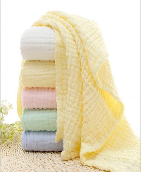 6 layers solid color baby bath towel muslin 100 cotton towels neonatal child absorb blanket swaddle wrap bedding 105 105 cm y202921541
6 layers solid color baby bath towel muslin 100 cotton towels neonatal child absorb blanket swaddle wrap bedding 105 105 cm y202921541