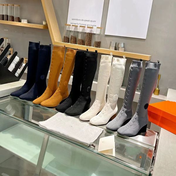 womens boots designer stretch sock boot h home leather martin thick-soled thick high-heeled mid-tube fashion single beige orange factory sup, Black
womens boots designer stretch sock boot h home leather martin thick-soled thick high-heeled mid-tube fashion single beige orange factory sup, Black