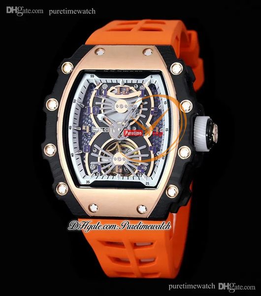 21-01 tourbillon aerodyne automatic mens watch two tone fiber carbon rose gold skeleton dial orange rubber strap super version herrenuhr rel, Slivery;brown
21-01 tourbillon aerodyne automatic mens watch two tone fiber carbon rose gold skeleton dial orange rubber strap super version herrenuhr rel, Slivery;brown