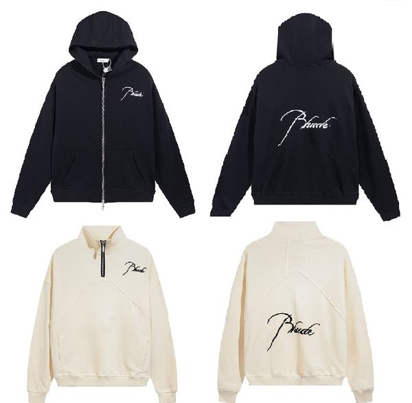 rhude hoodie designer hoodie long sleeve shirts half zip women men hoodie embroidery casual loose high street couples sweatshirts s-xl, Black
rhude hoodie designer hoodie long sleeve shirts half zip women men hoodie embroidery casual loose high street couples sweatshirts s-xl, Black