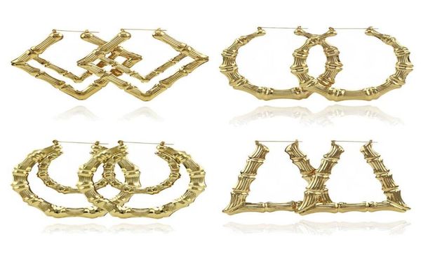 2019 2020 fashion jewelry multiple shapes ethnic large vintage gold plated bamboo hoop earrings for women 9 modes choice4141114, Golden;silver
2019 2020 fashion jewelry multiple shapes ethnic large vintage gold plated bamboo hoop earrings for women 9 modes choice4141114, Golden;silver