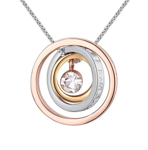 fashion brand necklaces pendants crystal from austrian round circles necklace casual jewelry brincos christmas gift3606935, Silver
fashion brand necklaces pendants crystal from austrian round circles necklace casual jewelry brincos christmas gift3606935, Silver