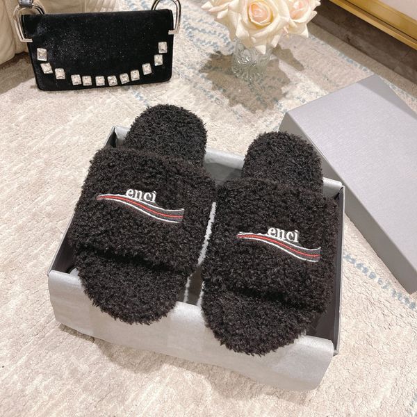 woman winter open toe slipper fluffy slippers slides fashion indoor fuzzy house balenciga sandale designer fur shoe teddy bear embroider sli, Black
woman winter open toe slipper fluffy slippers slides fashion indoor fuzzy house balenciga sandale designer fur shoe teddy bear embroider sli, Black