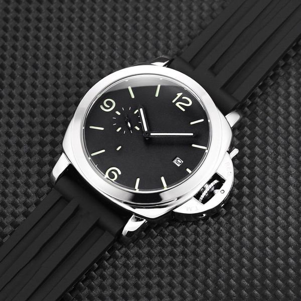 casual men's watch r 44 mm italian cowhide blue mineral crystal glass sports watch with super luminous function, Slivery;brown
casual men's watch r 44 mm italian cowhide blue mineral crystal glass sports watch with super luminous function, Slivery;brown