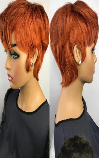 orange ginger color wig short wavy bob pixie cut full machine made no lace human hair wigs with bangs for black women brazilian1670294, Black;brown
orange ginger color wig short wavy bob pixie cut full machine made no lace human hair wigs with bangs for black women brazilian1670294, Black;brown