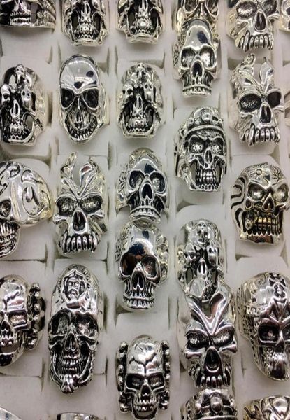 whole lots 50pcs vintage skull carved biker men039s silver plated rings jewelry all big size7674517
whole lots 50pcs vintage skull carved biker men039s silver plated rings jewelry all big size7674517