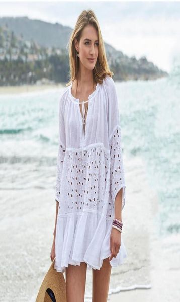 women swimsuit cover ups 34 sleeve beach tunic dress solid white beach coverups loose elegant dress19761996, Black;gray
women swimsuit cover ups 34 sleeve beach tunic dress solid white beach coverups loose elegant dress19761996, Black;gray