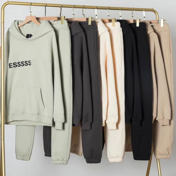 designers mens suits essentail hoodie tracksuit sportswear long sleeved pullover sweater and sport pants fashion suit v8uf#, Gray
designers mens suits essentail hoodie tracksuit sportswear long sleeved pullover sweater and sport pants fashion suit v8uf#, Gray