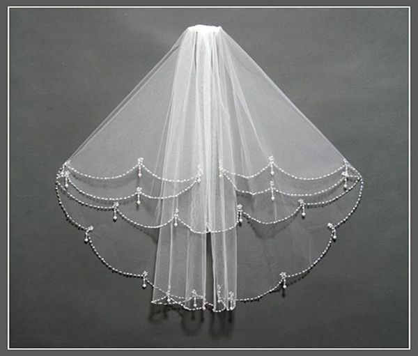 white or ivory short wedding veil with crystal edge pearls with comb 2t beaded bride bridal veils1984771, Black
white or ivory short wedding veil with crystal edge pearls with comb 2t beaded bride bridal veils1984771, Black