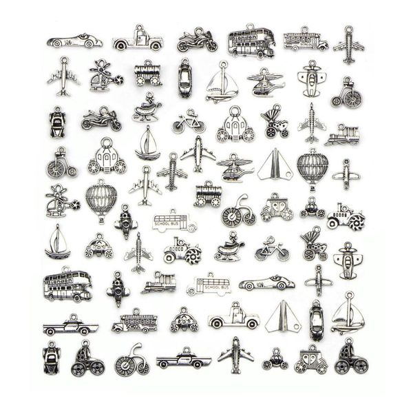 mixed 70 designs retro silver color traffic transportation pendant fitting vehicle ship aircraft charms diy jewelry accessories 701829485, Black
mixed 70 designs retro silver color traffic transportation pendant fitting vehicle ship aircraft charms diy jewelry accessories 701829485, Black
