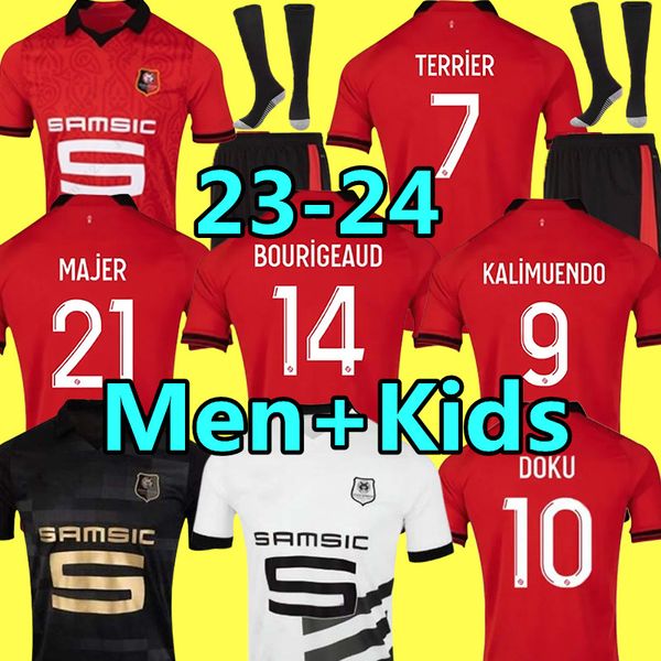 23 24 rennes soccer jerseys bourigeaud terrier stade rennais fc doku guirassy camavinga santamaria gouiri 2023 2024 maillots de foot men kid, Black;yellow
23 24 rennes soccer jerseys bourigeaud terrier stade rennais fc doku guirassy camavinga santamaria gouiri 2023 2024 maillots de foot men kid, Black;yellow