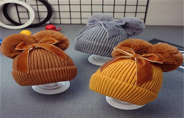 9styles double fur ball bow hats baby pom pom beanie cap toddler kids baby girls winter warm crochet knitted hat accessories caps27454906, Yellow
9styles double fur ball bow hats baby pom pom beanie cap toddler kids baby girls winter warm crochet knitted hat accessories caps27454906, Yellow