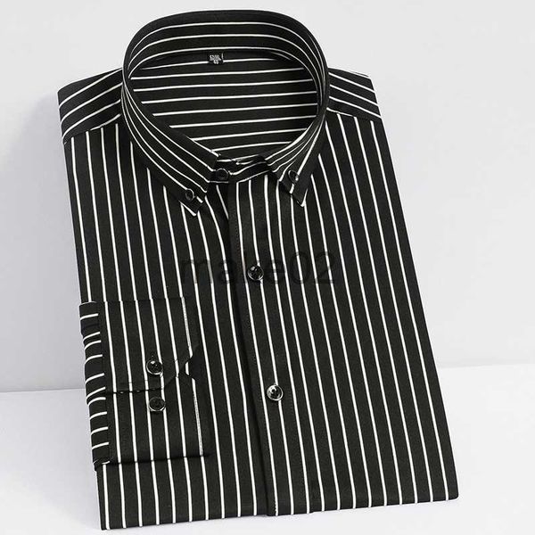 men's casual shirts men's smooth noniron stretch soft casual striped shirts pocketless design long sleeve standardfit youthful but, White;black
men's casual shirts men's smooth noniron stretch soft casual striped shirts pocketless design long sleeve standardfit youthful but, White;black