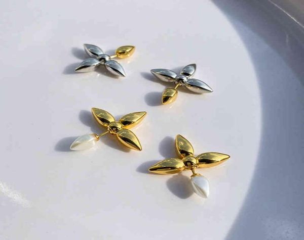 2021 luxury brand french four leaf clover ear stud simple fashion retro copper plated real gold ins earrings women jewelry9934718, Golden;silver
2021 luxury brand french four leaf clover ear stud simple fashion retro copper plated real gold ins earrings women jewelry9934718, Golden;silver