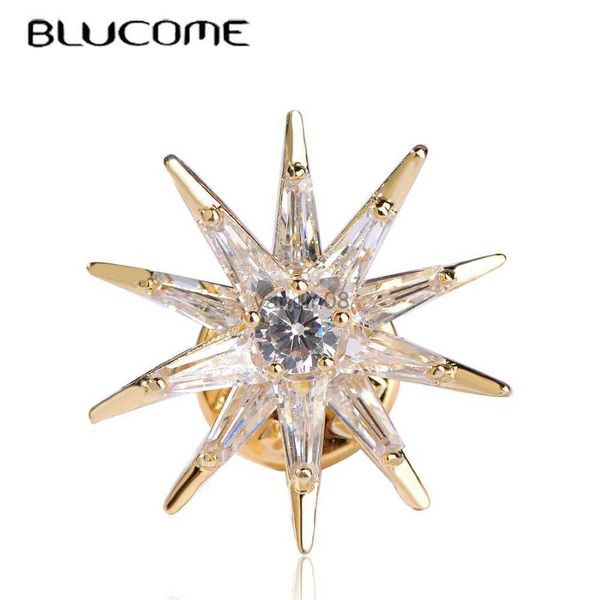 pins brooches blucome cubic zircon star brooches gold-color copper brooch badge collar clip up chapter copper for women medal pins jewelry h, Gray
pins brooches blucome cubic zircon star brooches gold-color copper brooch badge collar clip up chapter copper for women medal pins jewelry h, Gray