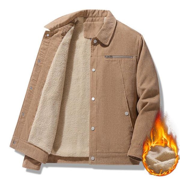 mens jackets autumnwinter solid color military corduroy jacket men tooling casual outdoor coat winter fleece warm thick, Black;brown
mens jackets autumnwinter solid color military corduroy jacket men tooling casual outdoor coat winter fleece warm thick, Black;brown