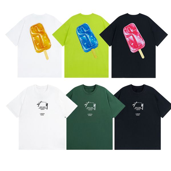 summer designer fashion cotton stu men's t-shirts letter printed high street casual short sleeve classics trendy brand tee, White;black
summer designer fashion cotton stu men's t-shirts letter printed high street casual short sleeve classics trendy brand tee, White;black