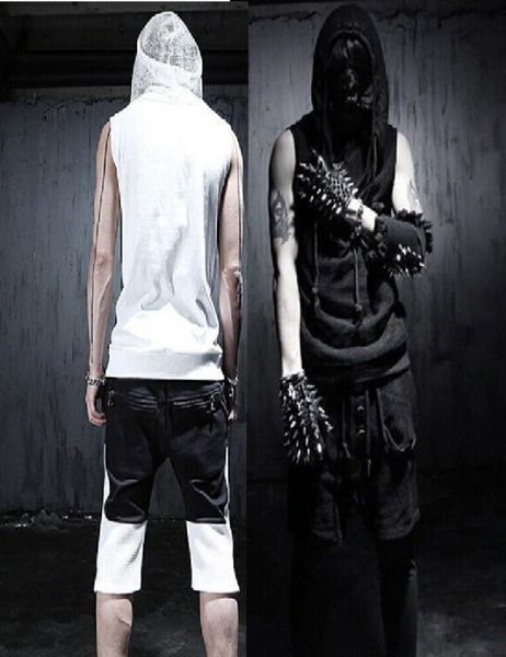 whole 2016 new arrivial korean cool summer gothic tank sleeveless men with hooded black white slim fit rock punk clothes7575176, White;black
whole 2016 new arrivial korean cool summer gothic tank sleeveless men with hooded black white slim fit rock punk clothes7575176, White;black