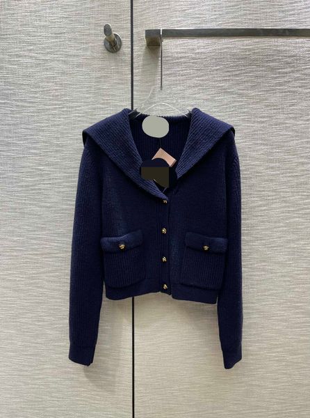 802 2023 autumn brand same style sweater coat long sleeve v neck cardigan blue fashion womens clothes womens a934, White;black
802 2023 autumn brand same style sweater coat long sleeve v neck cardigan blue fashion womens clothes womens a934, White;black