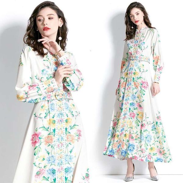 palace holiday style spring womens clothing stand up collar lantern sleeves long print big swing dress, Black;gray
palace holiday style spring womens clothing stand up collar lantern sleeves long print big swing dress, Black;gray