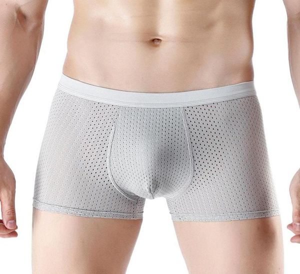 men underwear solid color ice silk hollow mesh breathable men039s panties comfortable uconvex plus size seamless boxer shorts4803495, Black;white
men underwear solid color ice silk hollow mesh breathable men039s panties comfortable uconvex plus size seamless boxer shorts4803495, Black;white