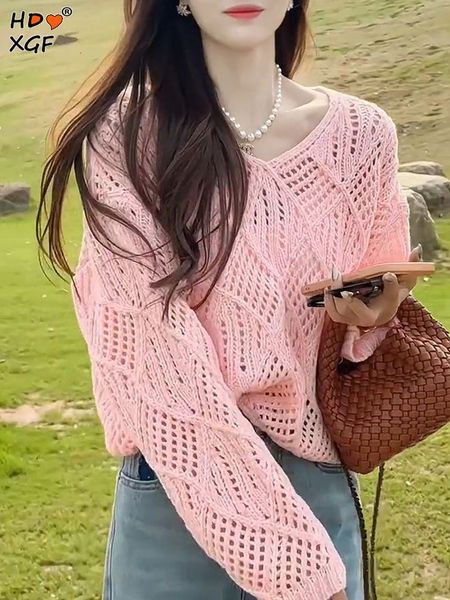 women's sweaters v-neck hollow out long sleeve women spring summer solid color knitted pullover elegant pink sweaters female clothes 23, White;black
women's sweaters v-neck hollow out long sleeve women spring summer solid color knitted pullover elegant pink sweaters female clothes 23, White;black
