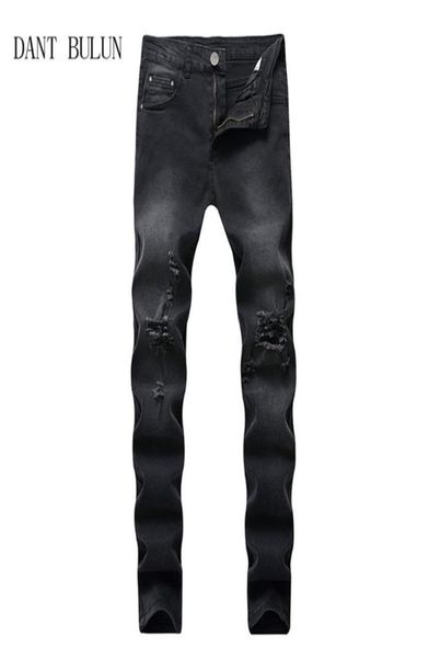 black ripped jeans men slim skinny holes biker jeans destroyed mens designer jogger pants hip hop street trousers2396441, Blue
black ripped jeans men slim skinny holes biker jeans destroyed mens designer jogger pants hip hop street trousers2396441, Blue