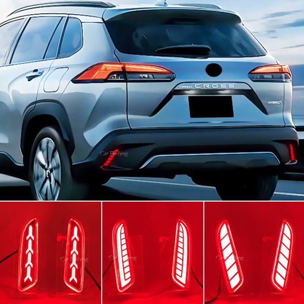 2pcs car led reflector light for toyota corolla cross 2020 2021 2022 rear fog lamp bumper brake light dynamic turn signal
2pcs car led reflector light for toyota corolla cross 2020 2021 2022 rear fog lamp bumper brake light dynamic turn signal