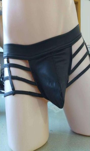 underpants strap thong men gay hollow bandage underwear low waist brief bulge pouch jockstrap man pu leather nightclub pant2441516, Black;white
underpants strap thong men gay hollow bandage underwear low waist brief bulge pouch jockstrap man pu leather nightclub pant2441516, Black;white