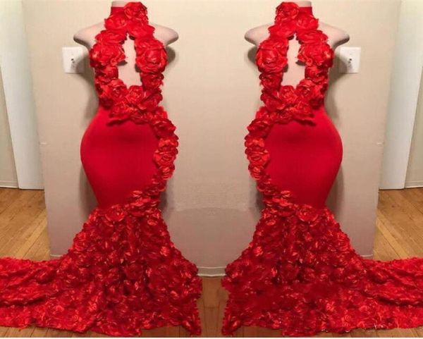 2019 red mermaid prom dresses high neck keyhole flowers ruffles rose evening gowns plus size party dress cooktail pageant gown7906087, Black
2019 red mermaid prom dresses high neck keyhole flowers ruffles rose evening gowns plus size party dress cooktail pageant gown7906087, Black