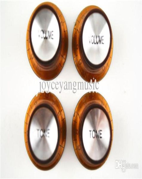1 set of 4pcs brown silver reflector volume tone electric guitar knobs for lp sg style electric guitar wholes2656764
1 set of 4pcs brown silver reflector volume tone electric guitar knobs for lp sg style electric guitar wholes2656764